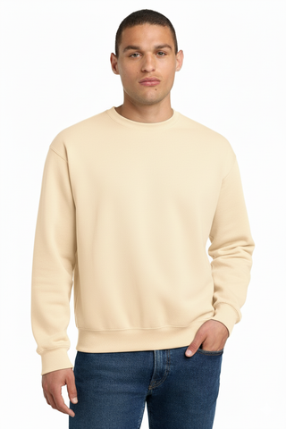 Jerzee Crewneck Sweatshirt -  Cream