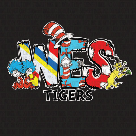 Transfer - School Seuss WES Tigers