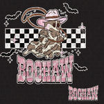 Transfer - BOOHAW SET distressed (12" back and 4" front)