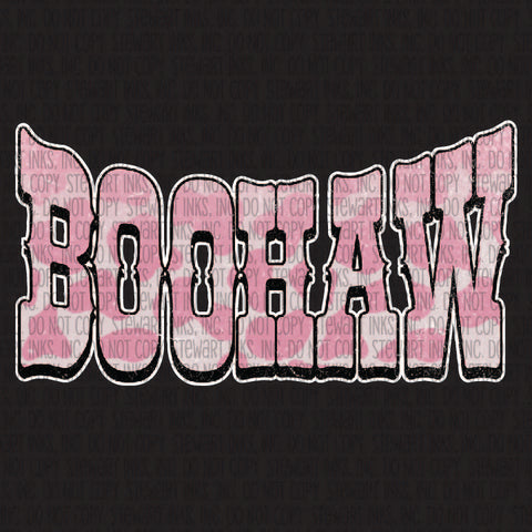 Transfer - BOOHAW front distressed