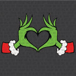 Transfer - Grinch Heart Hands