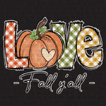 Transfer - LOVE Fall Yall plaid