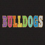 Transfer - School Chenille Bulldogs