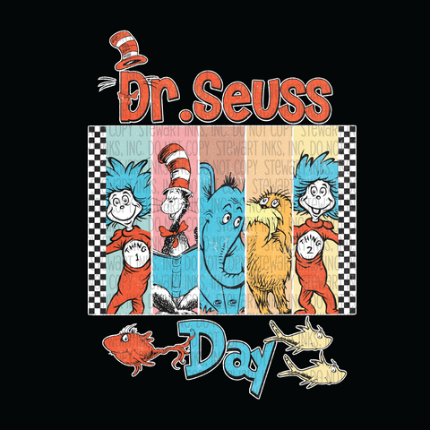 Transfer - Dr. Seuss Day Distressed