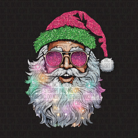 Transfer - Glitter Santa