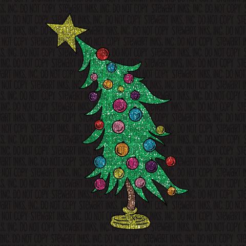 Transfer - Glitter Christmas Tree