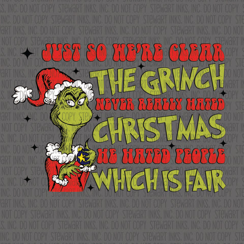 Transfer - Grinch Hated People