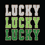 Transfer - Lucky Stacked Chenille