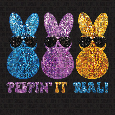 Transfer - Peepin It Real Sequins