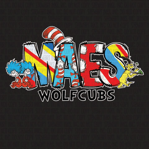 Transfer - School Seuss MAES Wolfcubs