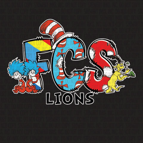 Transfer - School Seuss FCS Lions