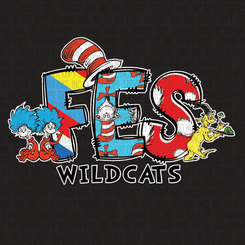 Transfer - School Seuss FES Wildcats