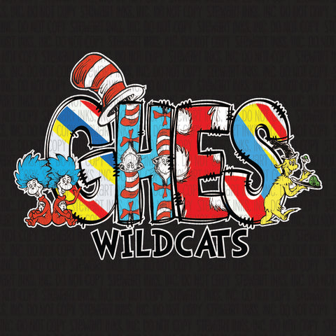 Transfer - School Seuss GHES Wildcats