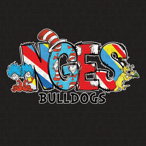 Transfer - School Seuss NGES Bulldog
