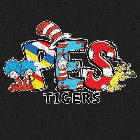 Transfer - School Seuss PES Tigers