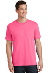 port & company adult neon pink