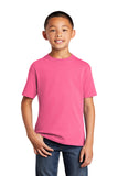 port & company youth neon pink