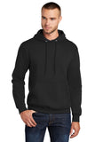 port & company pullover hoody adult jet black