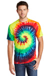 port & company rainbow tie dye adult