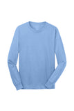 Port & Co Long Sleeve: Light Blue