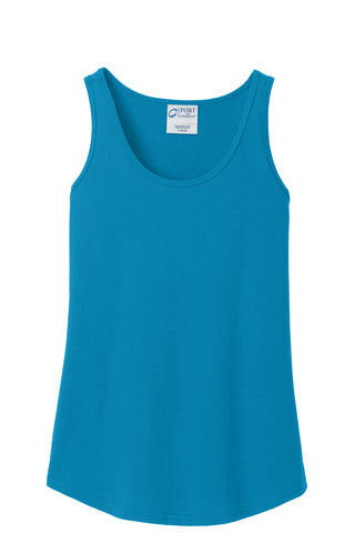 Port & Company Ladies Tank Top - Neon Blue