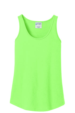 Port & Company Ladies Tank Top - Neon Green