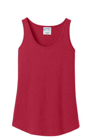 Port & Company Ladies Tank Top - Red