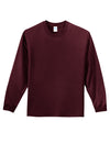 Port & Co Long Sleeve: Athletic Maroon