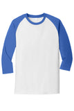 Port & Co Raglan: White/Royal