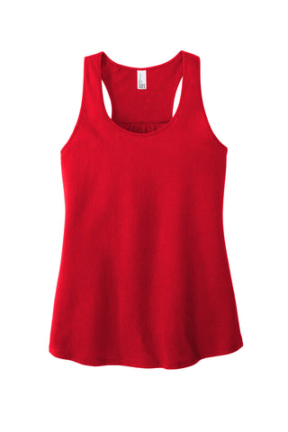District Women’s Gathered Back Tank - Red