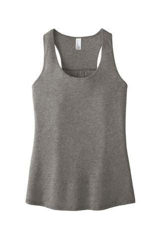 District Women’s Gathered Back Tank - Grey Frost
