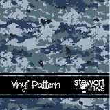 Pattern - Camo Digital Navy