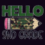 Transfer - Camo Pencil Hello 2nd