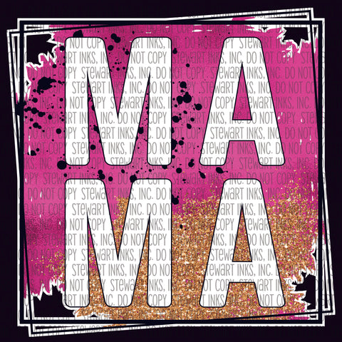 Transfer - Mama Pink Gold Box