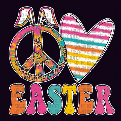 Transfer - Peace Love Easter stacked