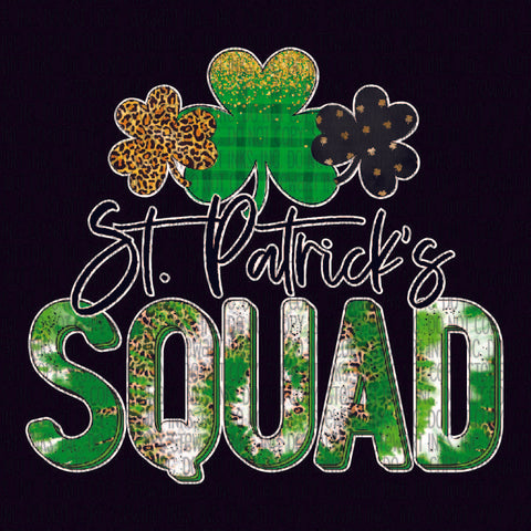 Transfer - St Patricks Squad Leopard Tie Dye