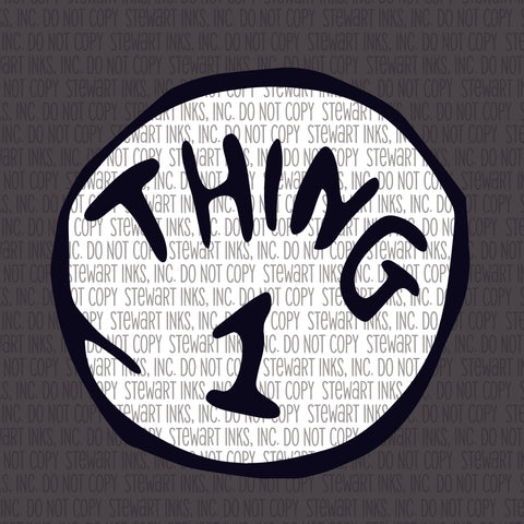 Transfer - Thing 1 Badge