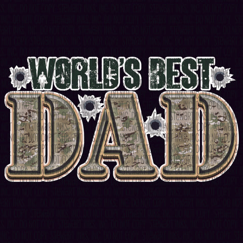 Transfer - Worlds Best Dad Camo