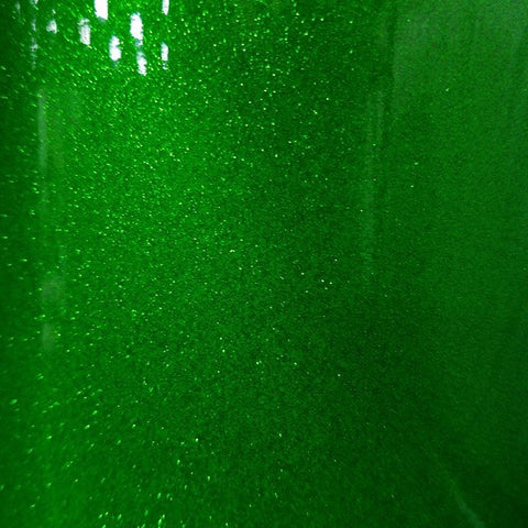 Outdoor Transparent Glitter - Apple Green