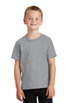 port & company youth athletic heather