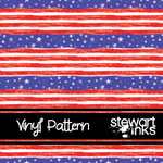 Pattern - Patriotic Pencil Flag