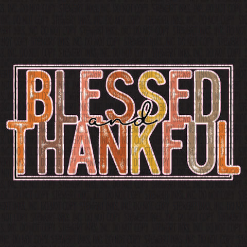Transfer -Blessed & Thankful
