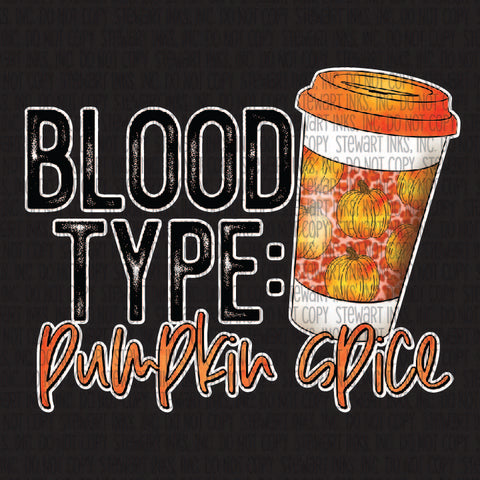 Transfer -Blood Type Pumpkin Spice