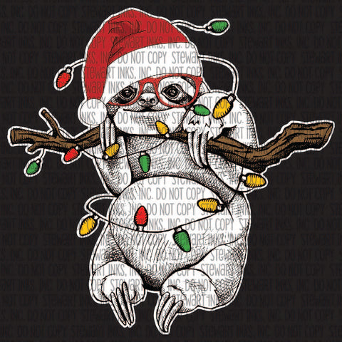 Transfer - Christmas Sloth
