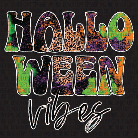 Transfer - Halloween Vibes Leopard & Grunge
