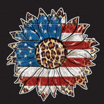 Transfer - Leopard Sunflower Flag