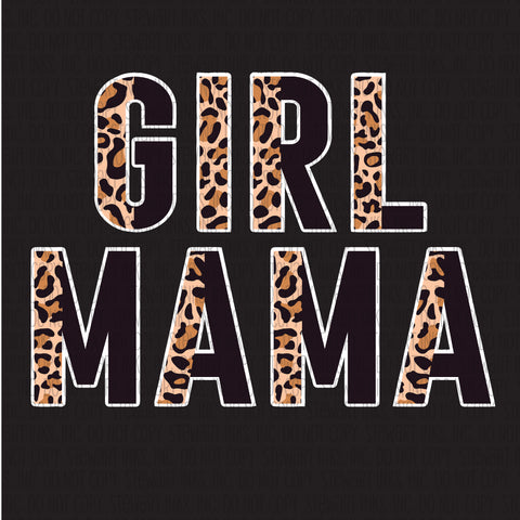 Transfer - Girl Mama Black & Leopard