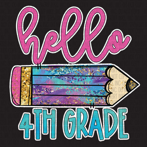 Transfer - Hello 4th Grade Color Pencil