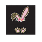 Transfer - Leopard Bunny Monogram