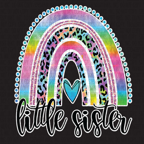 Transfer - Lil Sister Colorful Rainbow
